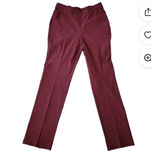 NWT Rafaella Pull-On Belt Loops Functional Pockets Stretch Ankle Pant